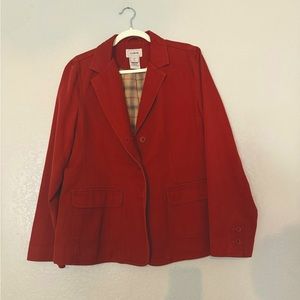 🔴SOLD🔴 L.L. Bean • rust colored blazer jacket